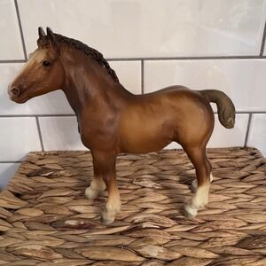 Vintage‎ Breyer Horse Clydesdale Foal #84 Chestnut USA STAMP
